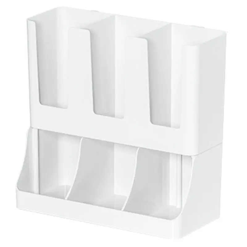 

VEHO-Multi-Function Coffee Shop Straw Storage Box, Disposable Paper Cup Holder, Multi-Purpose Storage Box