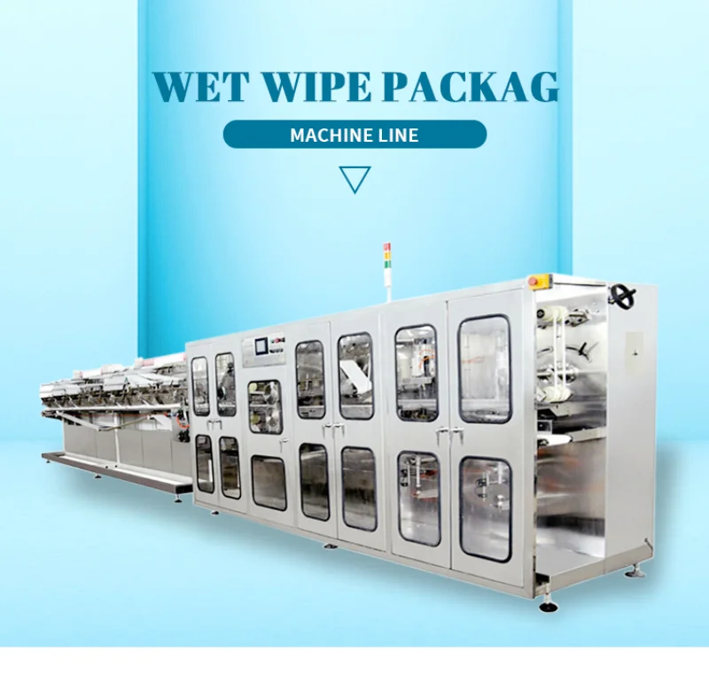 China High Performance Rolling Paper Wet Tissue Manufacturing Non-woven Fabric 3D Cutter Mini Canister Wet Wipes Making Machine