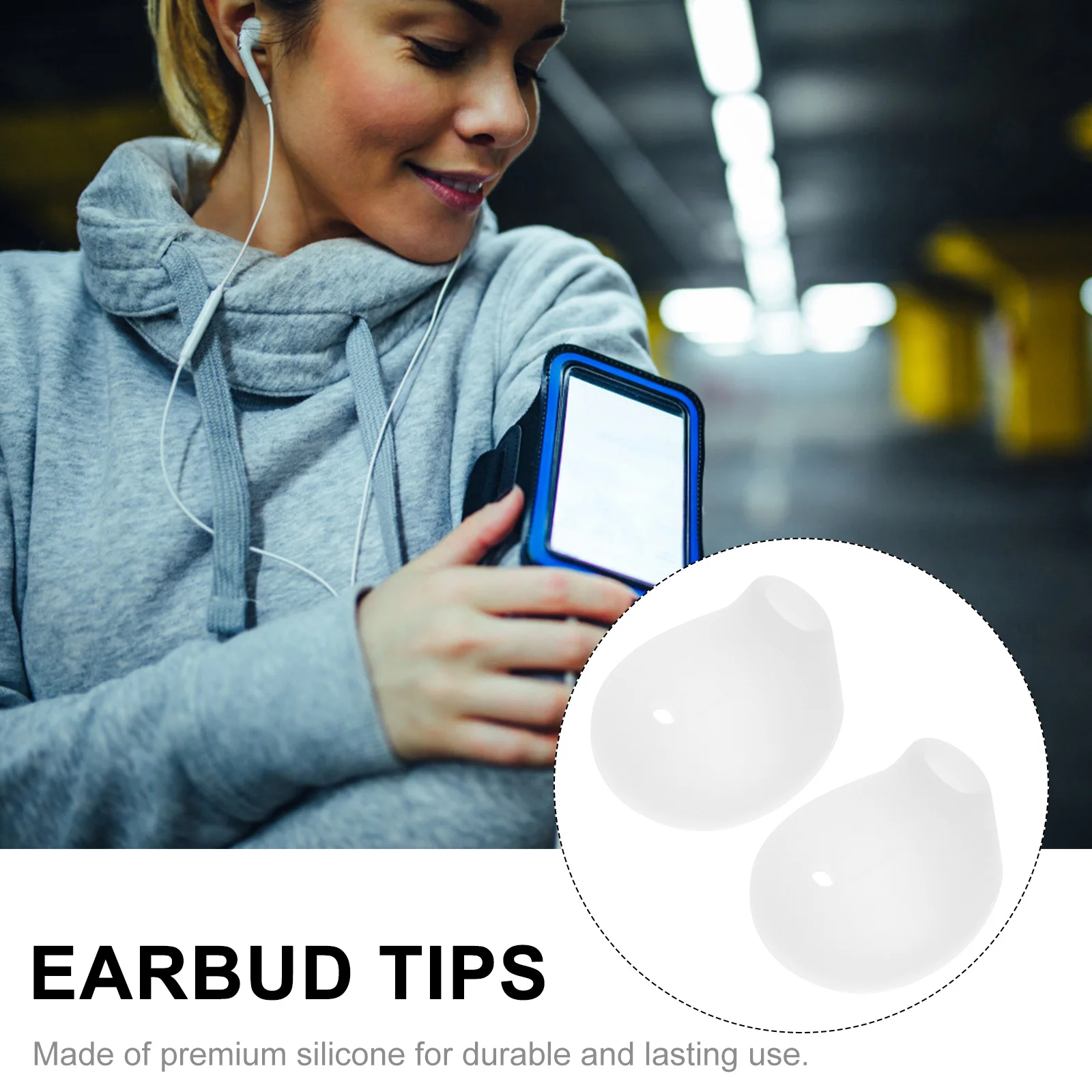 

10Pairs Earphone Cover Silicone Soft Replacement Earbuds Caps Protective Tips for Edge Comfortable Fit