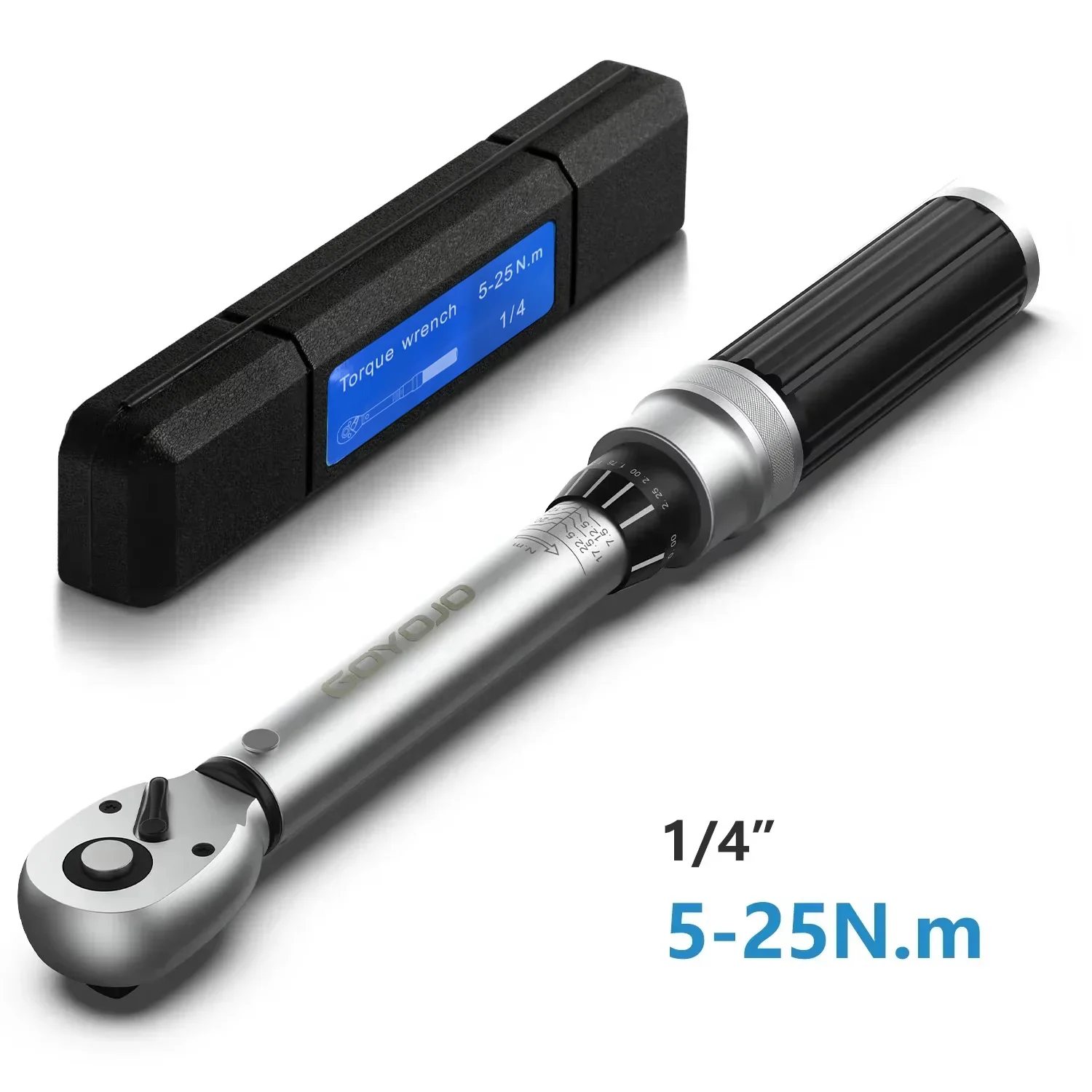 3/8” Momentsleutel 5-60N.m Vierkant Aandrijving Draaimomenten Sleutel 1/4” Pro Momentsleutel 5-25N.m Professioneel Fiets Automotive Reparatie Tool