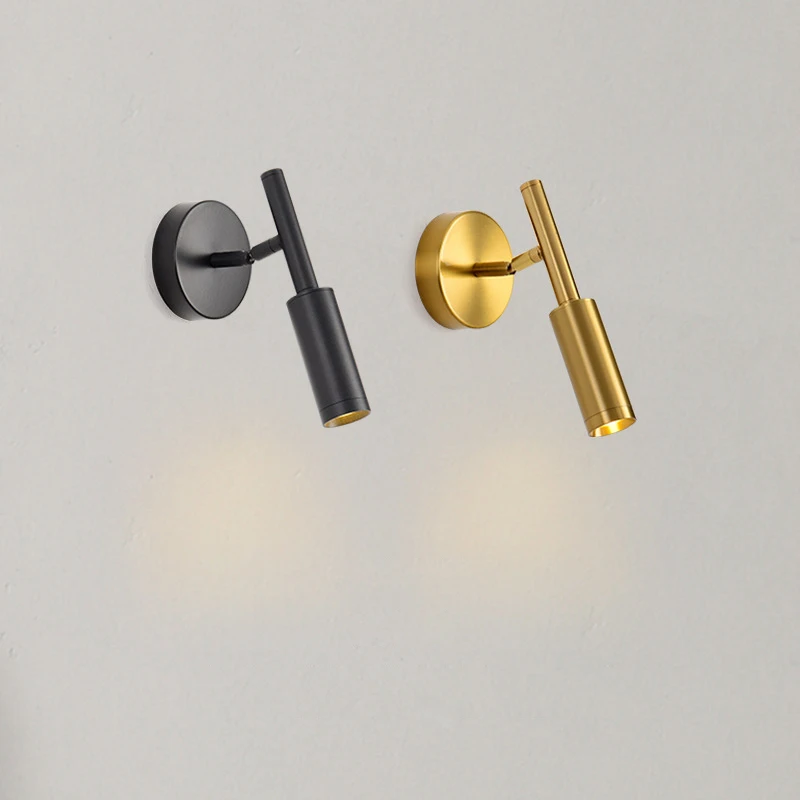 

Настенные светильники в скандинавском ретро-стиле, поворотные, металлические, светодиодные, для домашнего декора, спальни, прикроватного освещения в отеле, лампа для чтения