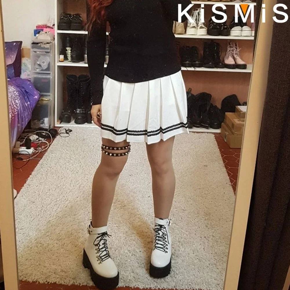 1 peça punk hip hop couro fileira dupla rebite liga cinto sexy decorativo coxa anel corrente corporal