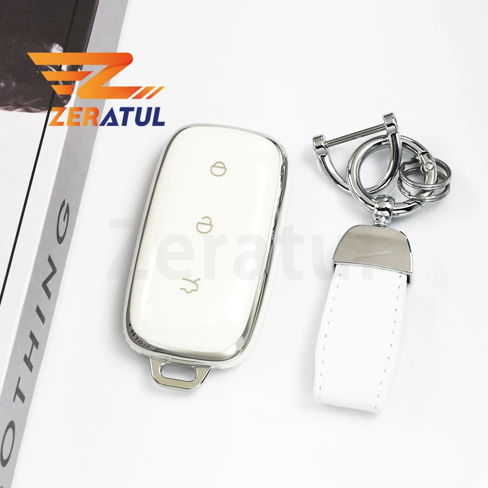 Auto Keyless Protector For Geely EMI NO.1 Proton E.MAS 7 5 E8 Starry 8 Cityray Galaxy EX5 E5 L6 L7 Car Shell Key Fob Cover Case