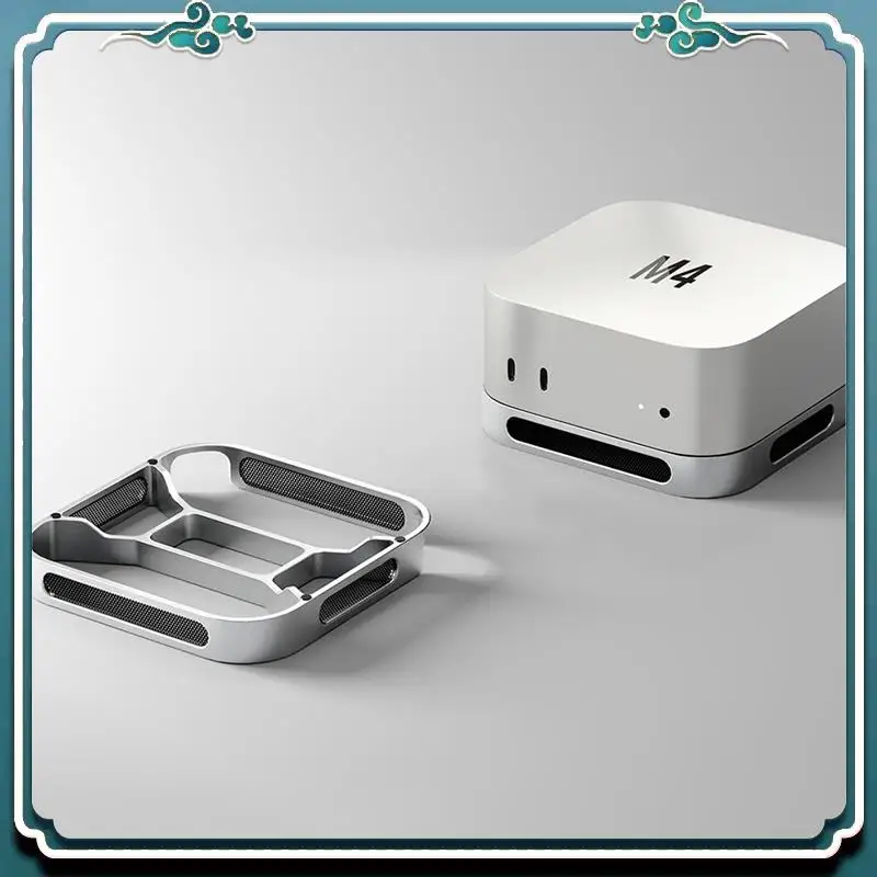 حامل سطح المكتب للتبريد وتبديد الحرارة من ABSK لجهاز Mac Mini / Pro قاعدة مقاومة للغبار