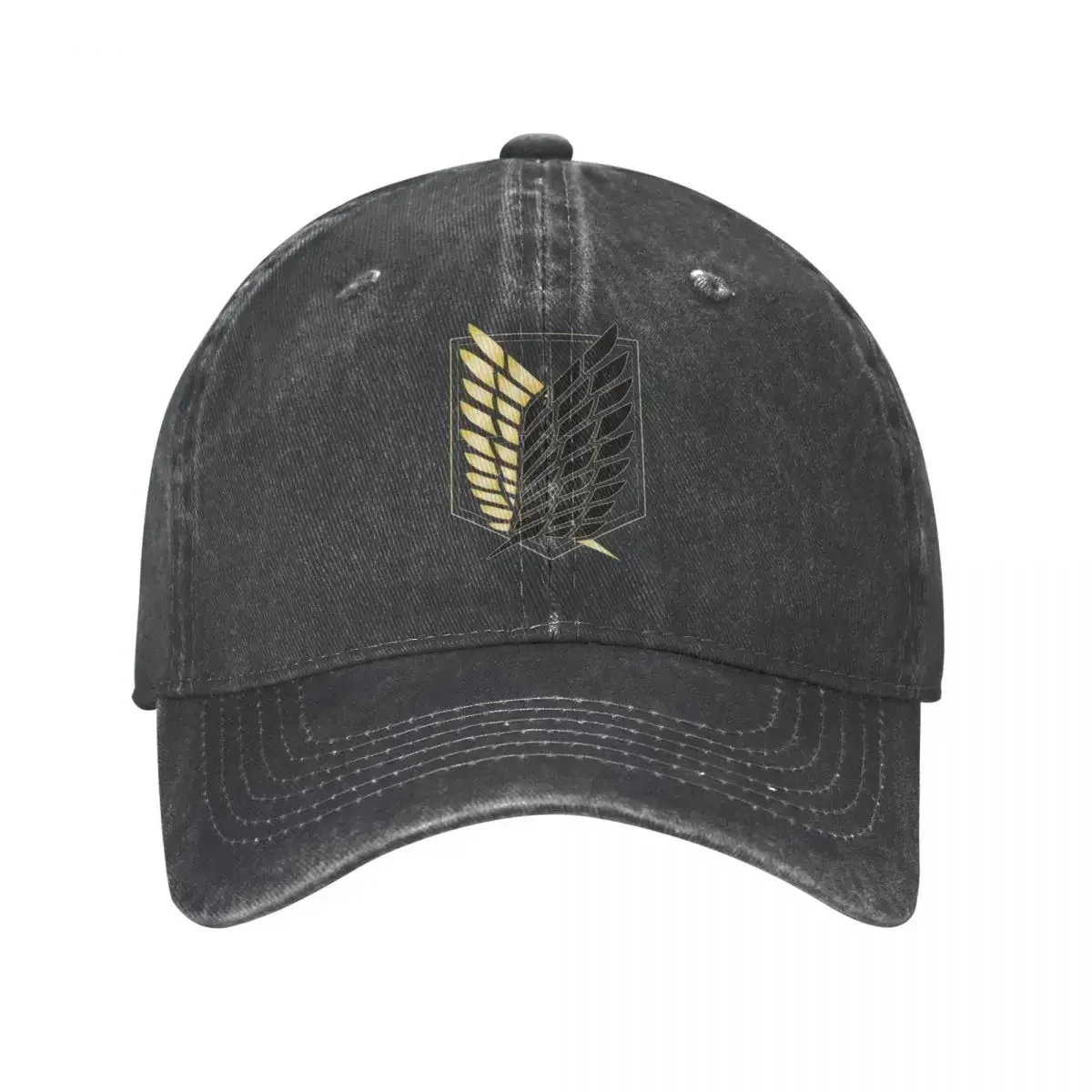 novos-bones-vintage-shingeki-no-kyojin-attack-on-titan-estilo-unissex-bone-snapback-de-denim-desgastado-bones-de-viagem-de-anime