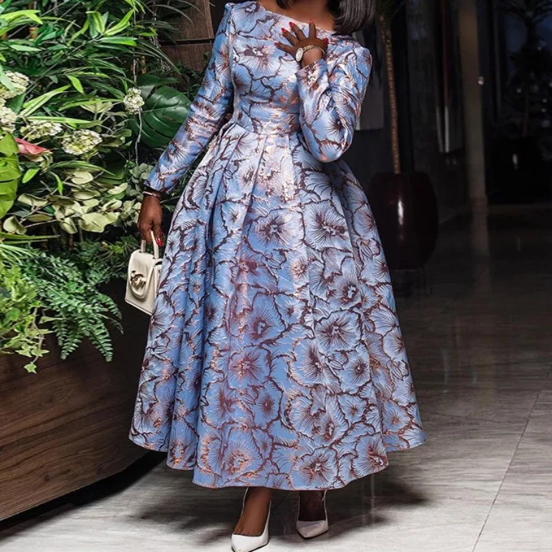 

Весенние облегающие платья, женское плиссированное платье в стиле бохо с круглым вырезом и цветочным принтом, вечерние, с высокой талией, повседневная уличная одежда, элегантные сексуальные платья