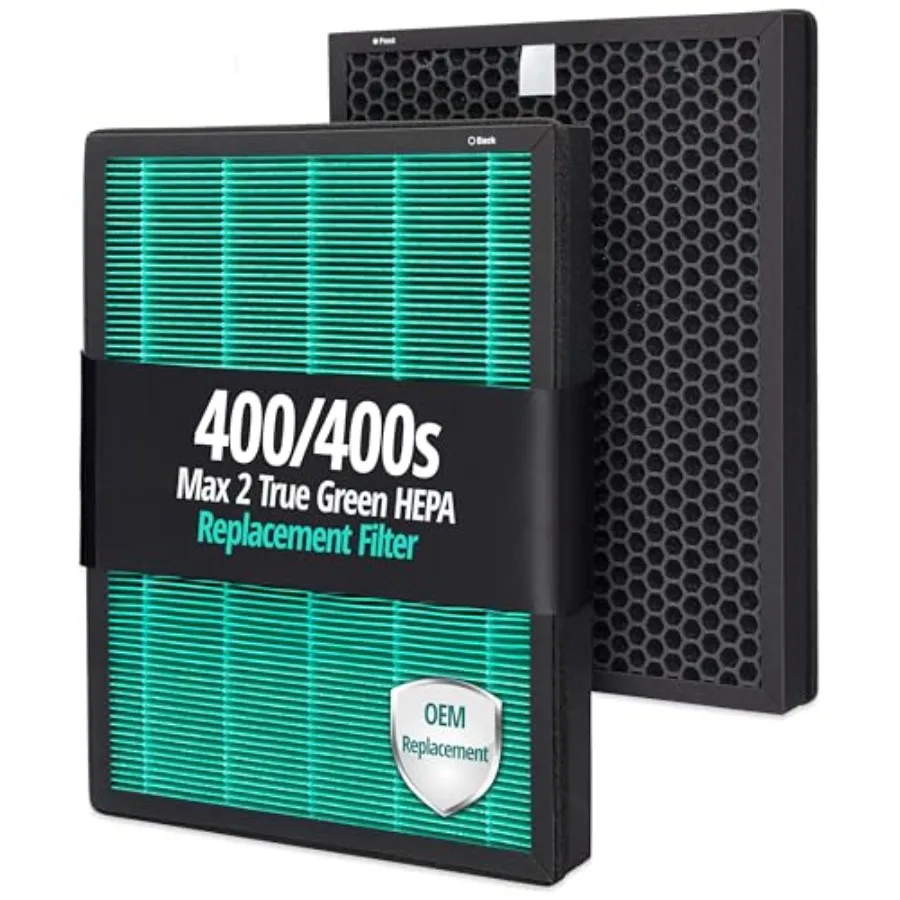 

Filter Replacement Compatible with Coway Airmega 400 Air Purifier 400S 400 G 400S(G) Max2 True Green HEPA and Active Carbon Fil