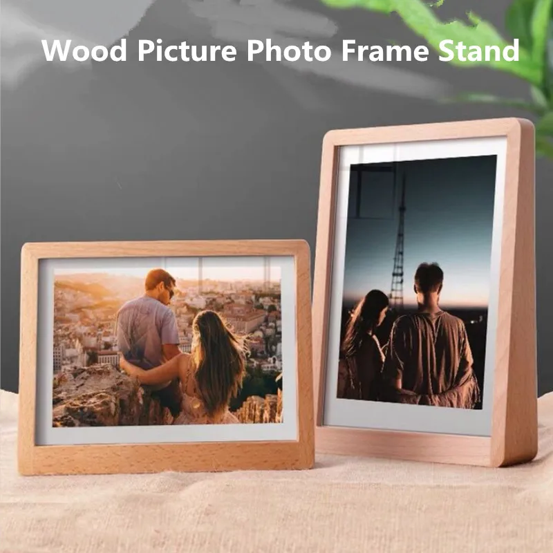 

A4 210x297mm Restaurant Menu Paper Holder Acrylic Sign Holder Display Stand Baby Family Photo Picture Frame