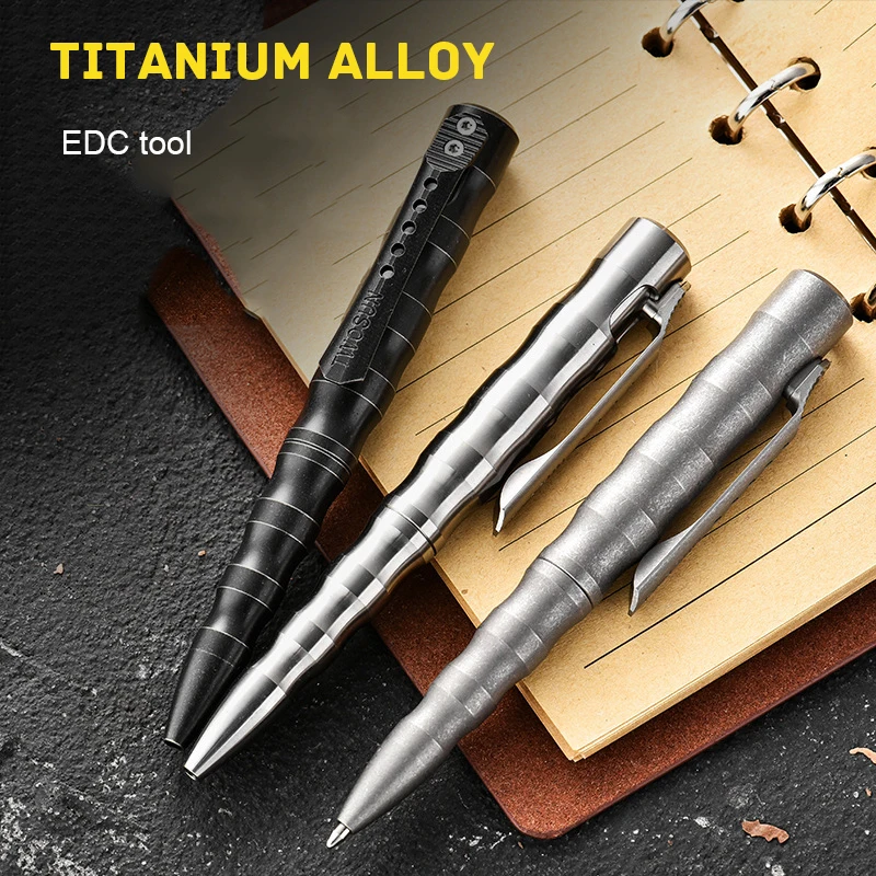 NEW Titanium Portable The Bolt Decompression Signature Pen Pioneer Personalizes Self-defense EDC Broken Window High-end Tactical