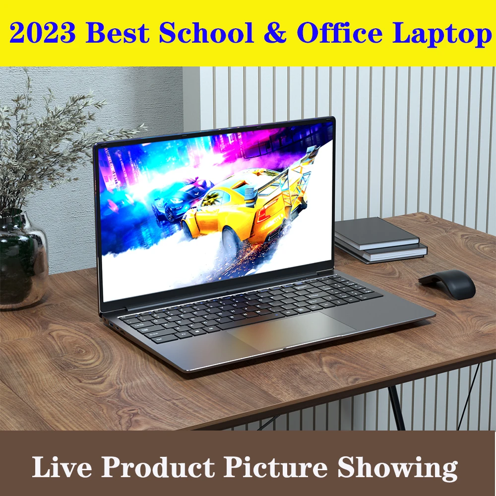 MOLOSUPER Computer portatile da 15.6 pollici per scuola di vendita 16GB/12GB DDR4 RAM M.2 SSD N5095 Quad Core Windows 11/Win10 Computer portatile da ufficio