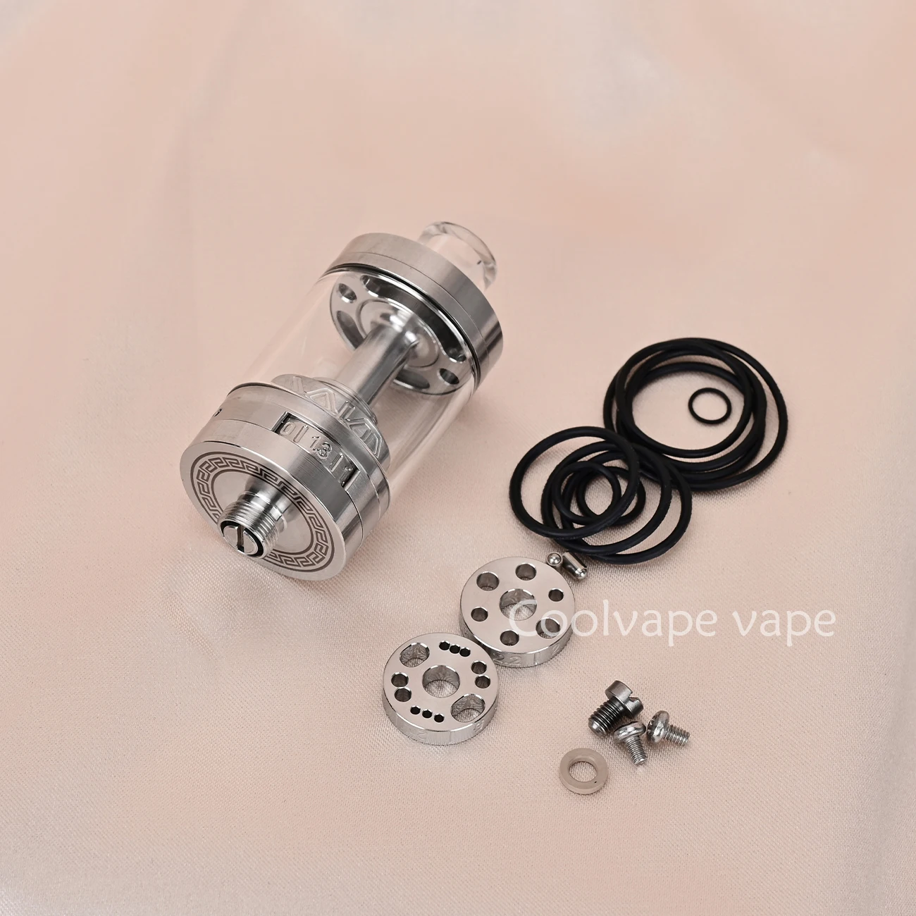 VWM Imperia Style 22mm RTA 316ss 5.0ml خزان قابل لإعادة البناء Vape Atomizer vs VWM Innova Style RTA