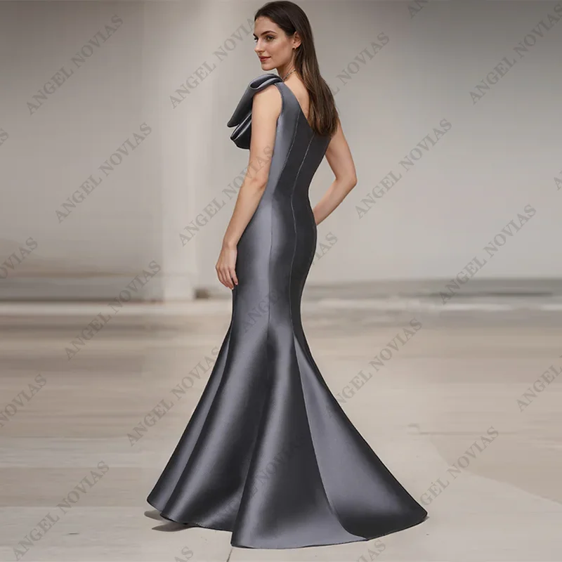 Customized Long Mermaid Mother of the Bride Dress One Shoulder Wedding Party Gowns vestidos de fiesta elegantes 2024 para boda