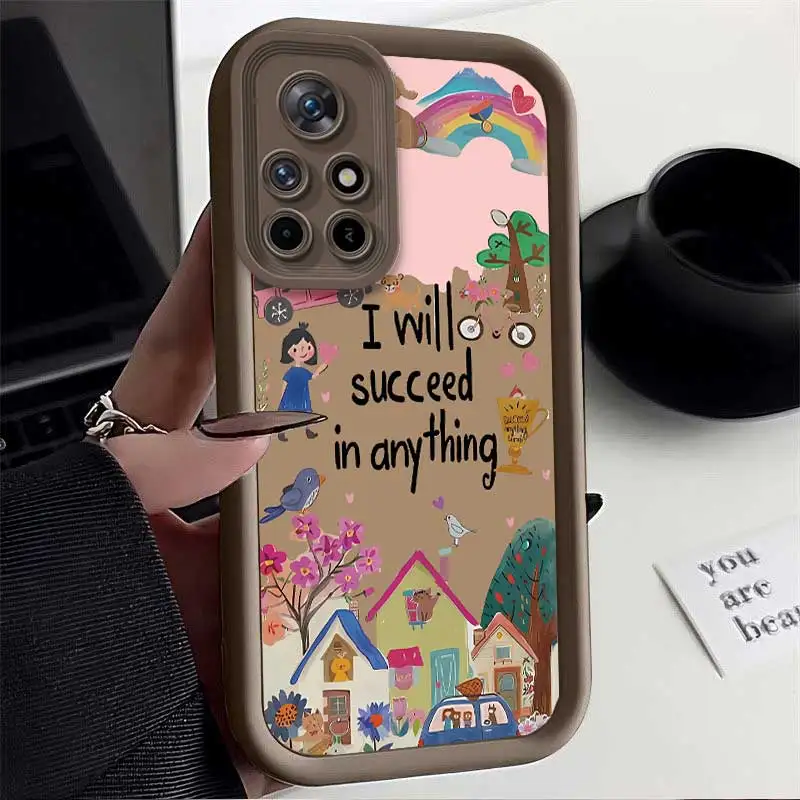 Note11 Positive Dreams Sky Eye Ladder Phone Case For Redmi Note 11S 10 10S 10T 10Pro 9 9T 9S 9Pro 9Pro 8 8Pro 7 7Pro 7S Cover