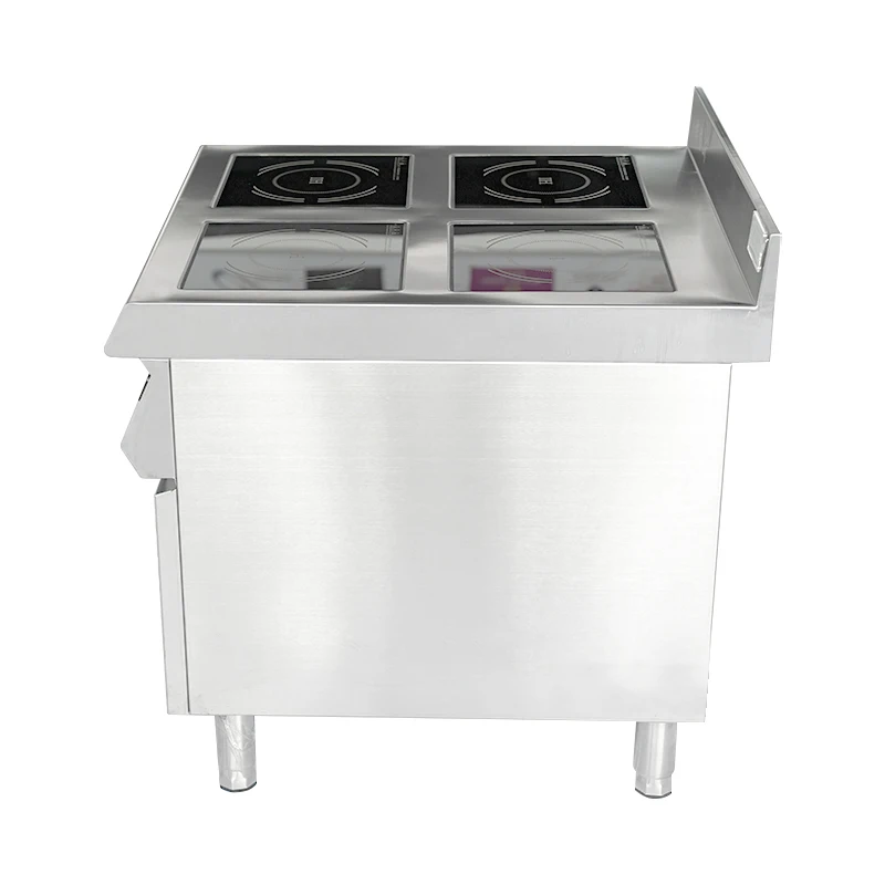 Commercial 3500 W four head induction cooker for the hotel kitchen equipment