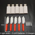 red L and 5 usb