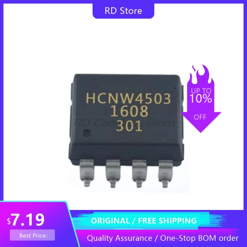 

10PCS HCNW4503-300E OPTOISO 5KV TRANS 8DIP GULL WING Free Shipping