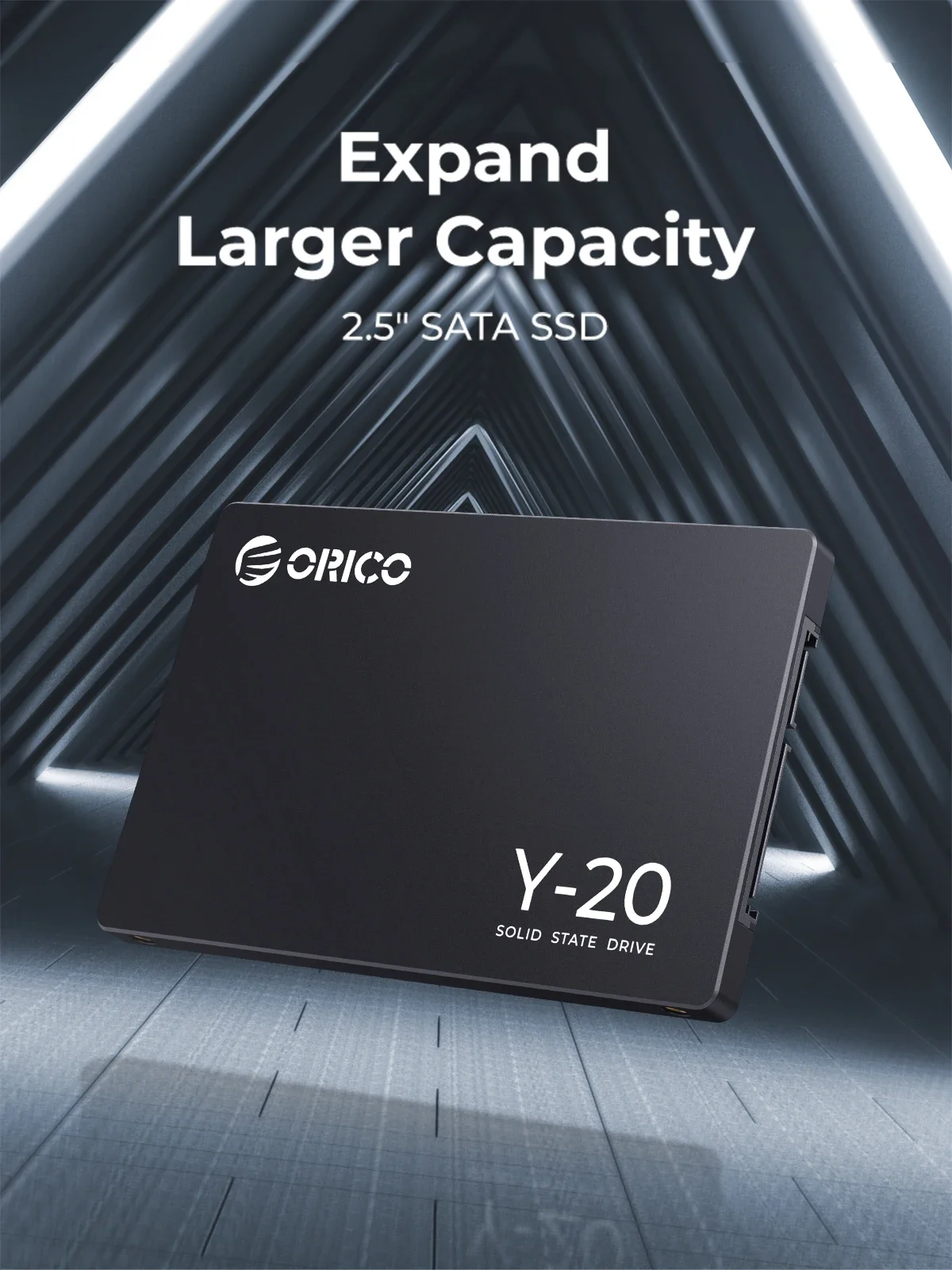 ORICO 2.5'' SATA SSD 1TB 2TB 4TB High Capacity 2.5 Inch SATA3.0 Internal Solid State Hard Drive Design for DIY User