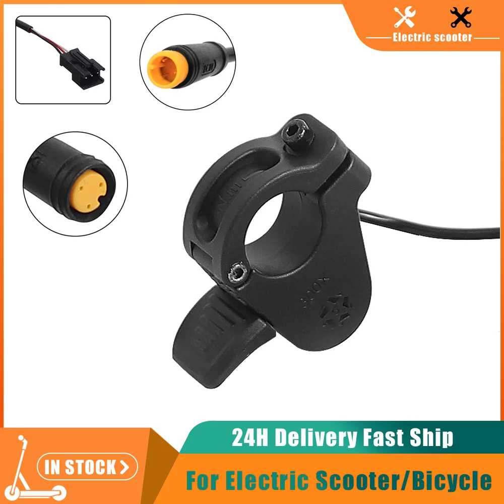 

Universal Thumb Throttle 300X Right/Left Hand Throttle for 24V 36V 48V 72V Electric Bicycle Accelerator Electric Scooter Part