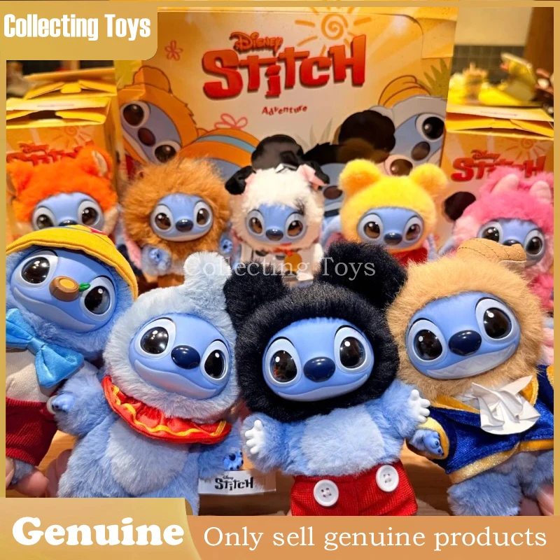 Caja Sorpresa Original Pop Mart Disney Stitch Adventure Series, Peluche de Vinilo, Llavero Colgante, Juguetes Coleccionables, Regalo Divertido para Niños y Adultos