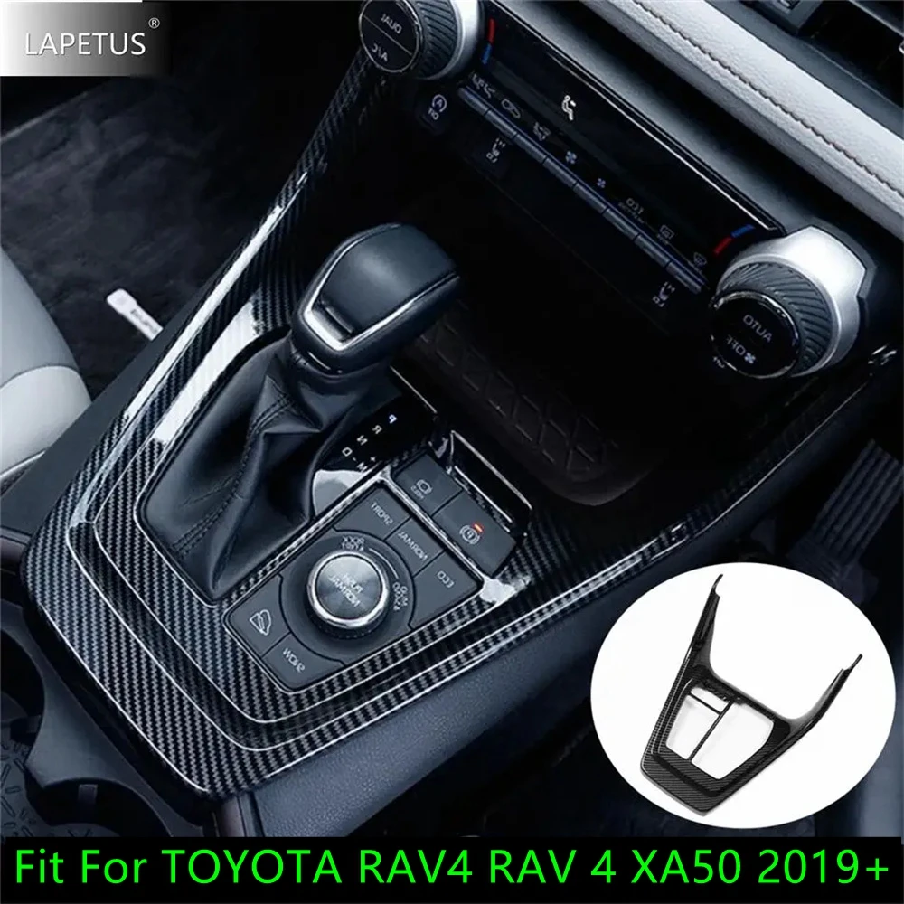 

ABS Car Central Control Gear Shift Panel Frame Decor Cover Trim For TOYOTA RAV4 RAV 4 XA50 2019 - 2024 Accessories Interior Kit