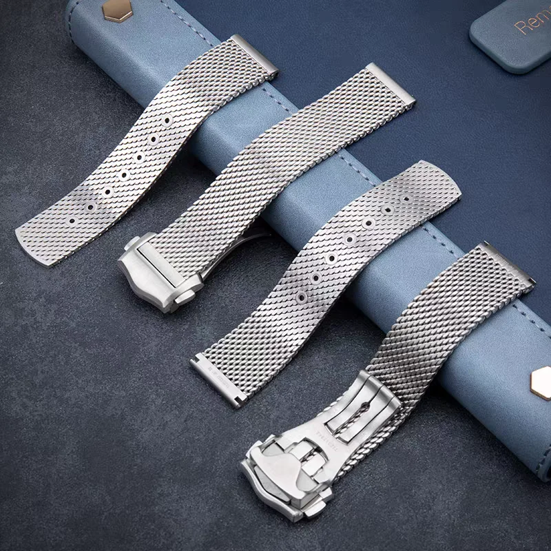 

Высококачественный сменный ремешок для часов Omega Seamaster 007, 20 мм, браслет из матовой сетки из нержавеющей стали