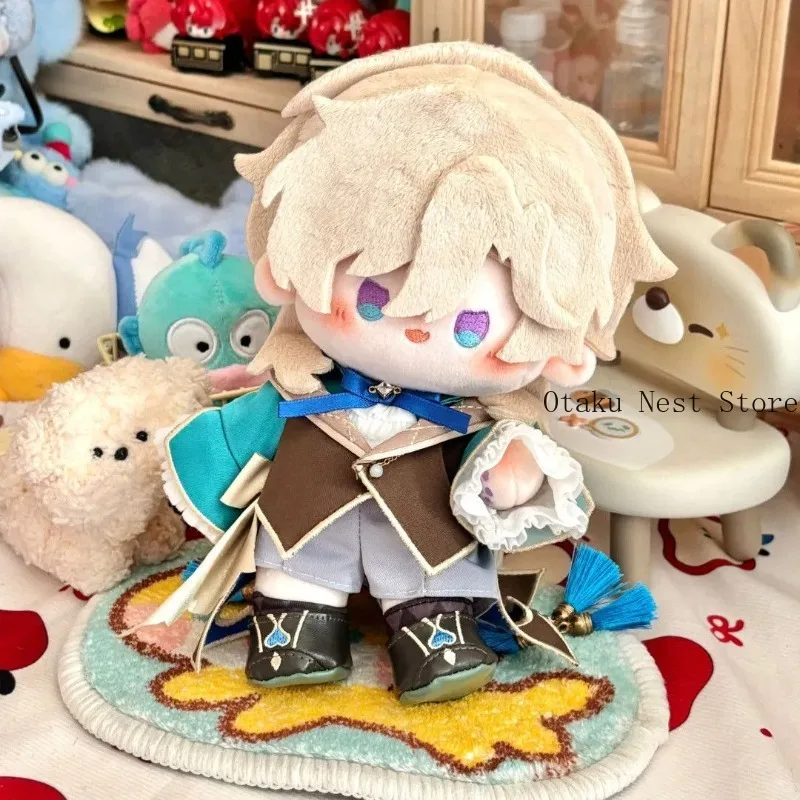 Anime 20cm Honkai: Star Rail HSR Aventurine Cute Sitting Plush Doll Stuffed Body Plushie Toy Cotton Figure Cosplay Gift Birthday