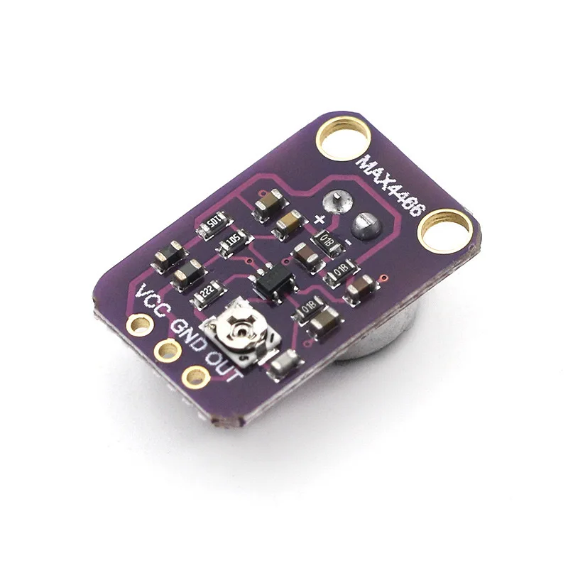 GY-MAX4466 MAX4466 Electret Amplifier with Adjustable Gain - Compatible with Arduino for Sound Detection DIY