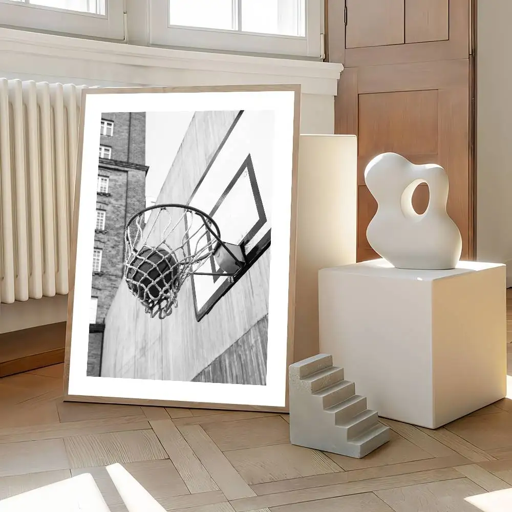 Basketball Score Poster HD Home Decor Sticky Wall Waterproof Home Living Room Bar Aesthetic Decor