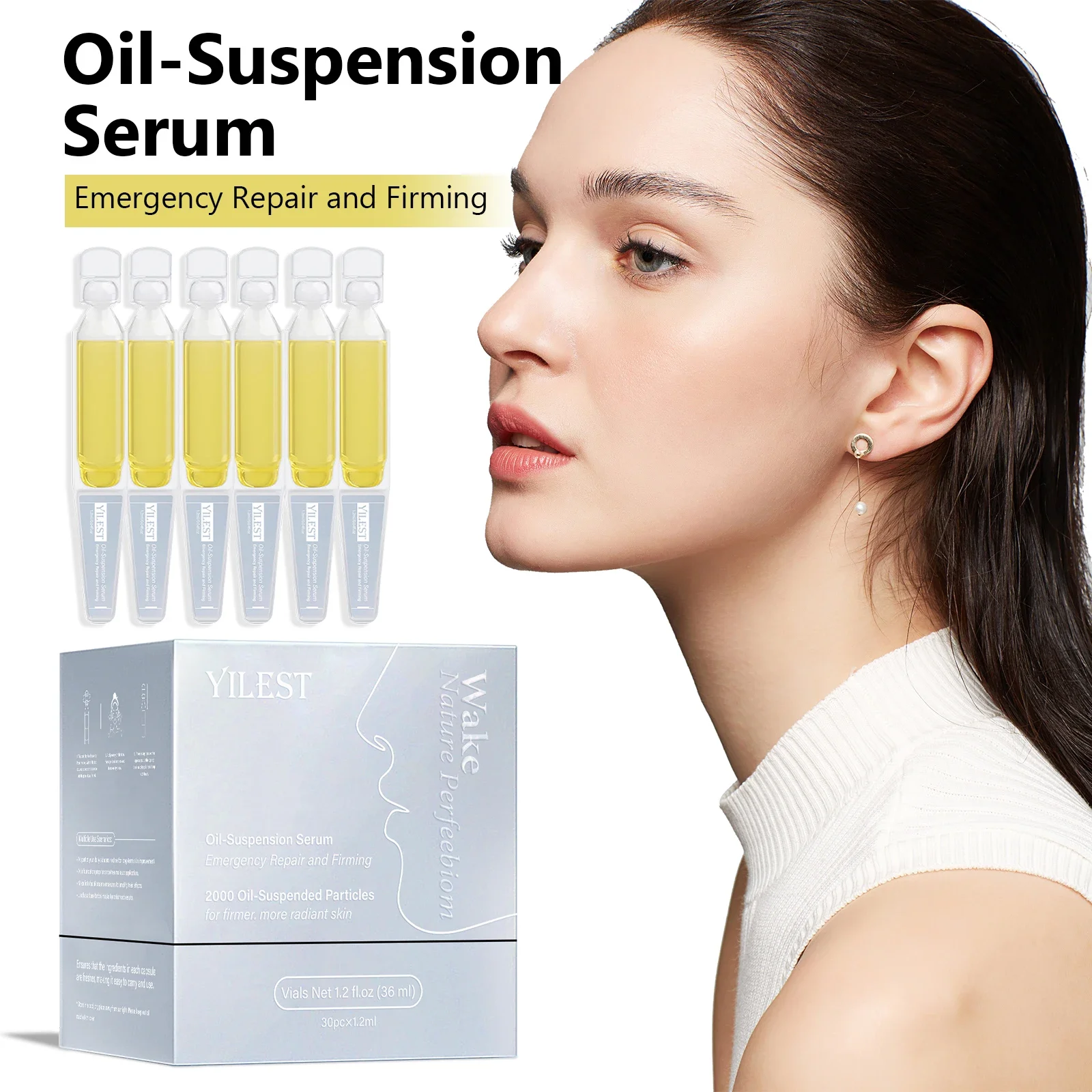 

30 шт. YILEST Укрепляющее восстанавливающее масло для кожи, увлажняющее и антивозрастное, индивидуальная упаковка для ежедневного ухода за кожей