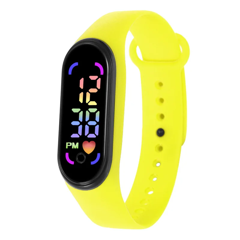 2025New ساعة رياضية الرجال معصمه النساء LED عرض الرياضة في الهواء الطلق اللياقة البدنية ساعة معصمه ل Xiaomi 9 mi 8 Redmi 10 متعدد الألوان
