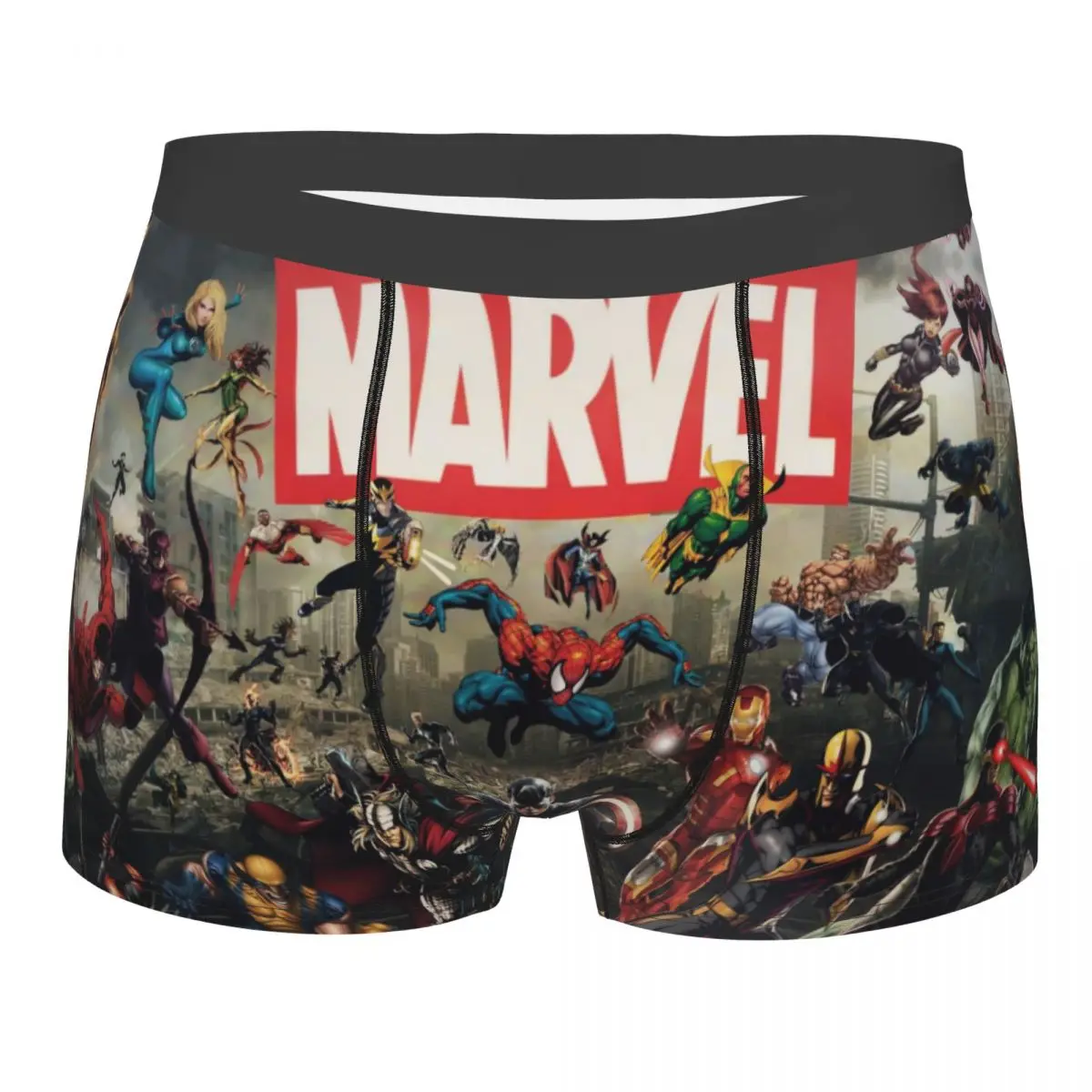 MARVEL Super Hero Underpants Cotton Panties Male Underwear Print MARVEL Shorts Boxer Briefs