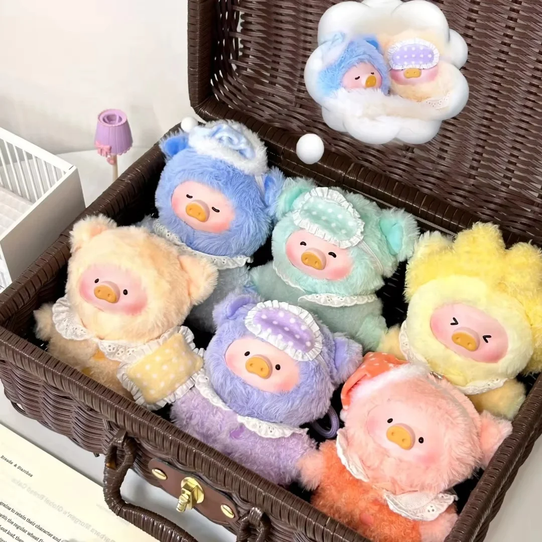 

Toyzeroplus Lulu Pig Plush Pendant Blind Box Trendy Rubber Face Canned Pig Dream Series Soft Toy Collection