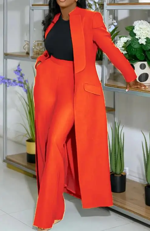 

2025 Autumn/Winter New Women's Fashion Casual Solid Color Collar Long Sleeve Two Piece Set Women's Clothing