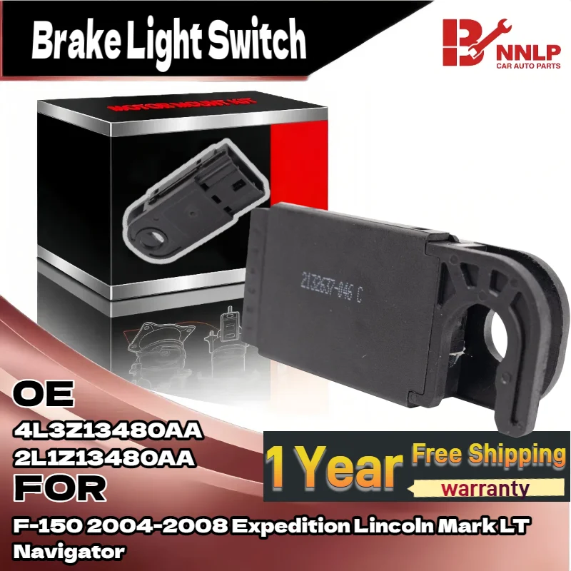 Interruptor de luz de freno para Ford F-150 2004-2008 Expedition Lincoln Mark LT Navigator 4L3Z13480AA 2L1Z13480AA