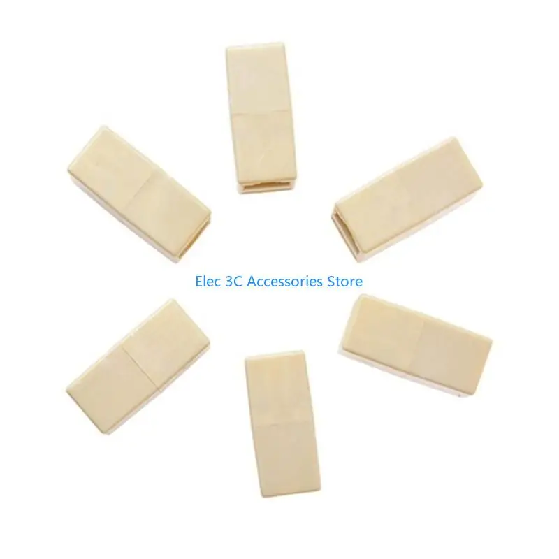 Y51A 10Pcs Socket Connector Plug Connector Networking LAN Cable RJ45 CAT5 Coupler
