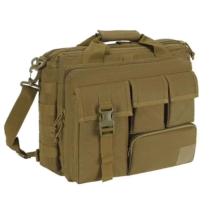 SABADO Outdoor EDC Tactical Laptop  Multifunctional Durable Travel Shoulder  MOLLE Waterproof Messenger Bag Hunting Accessories