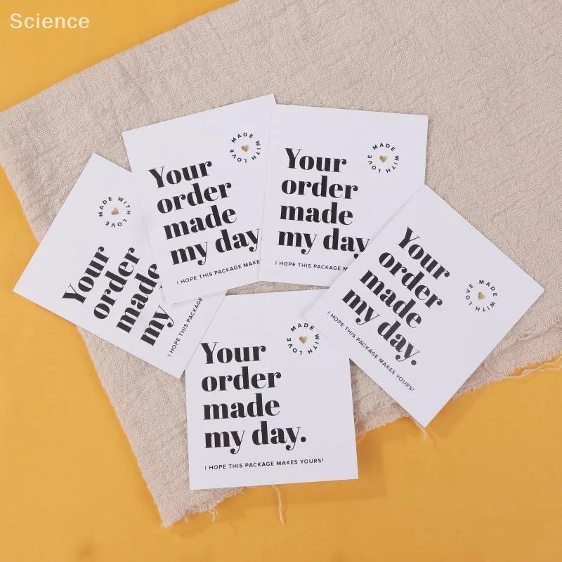 50 Pcs Thank You Cards For Small Business, Thank You Notes For Supporting My Small Business Cards.