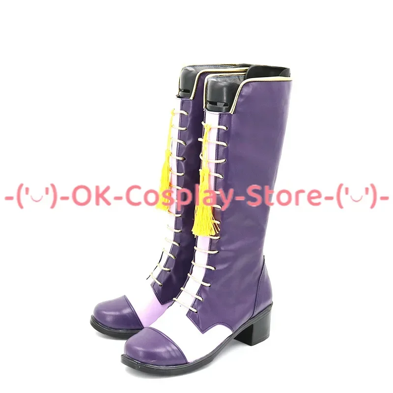 [Personalizzato] Twisted Wonderland Argento Scarpe Cosplay Gioco anime Gioco di ruolo Costume Prop Halloween Carnevale Festa Stivali in pelle PU