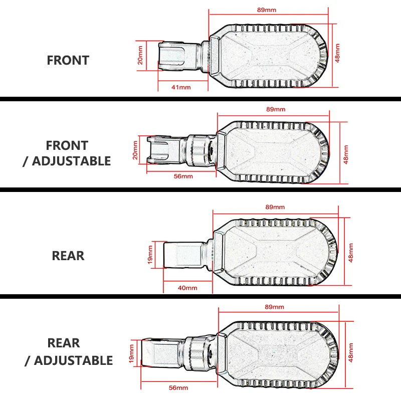 أوتاد قدم للدراجة النارية قابلة للتعديل أوتاد قدم لـ CFMOTO CF 700MT MT700 MT 700 MT 2024 2025 أوتاد قدم للركاب #4