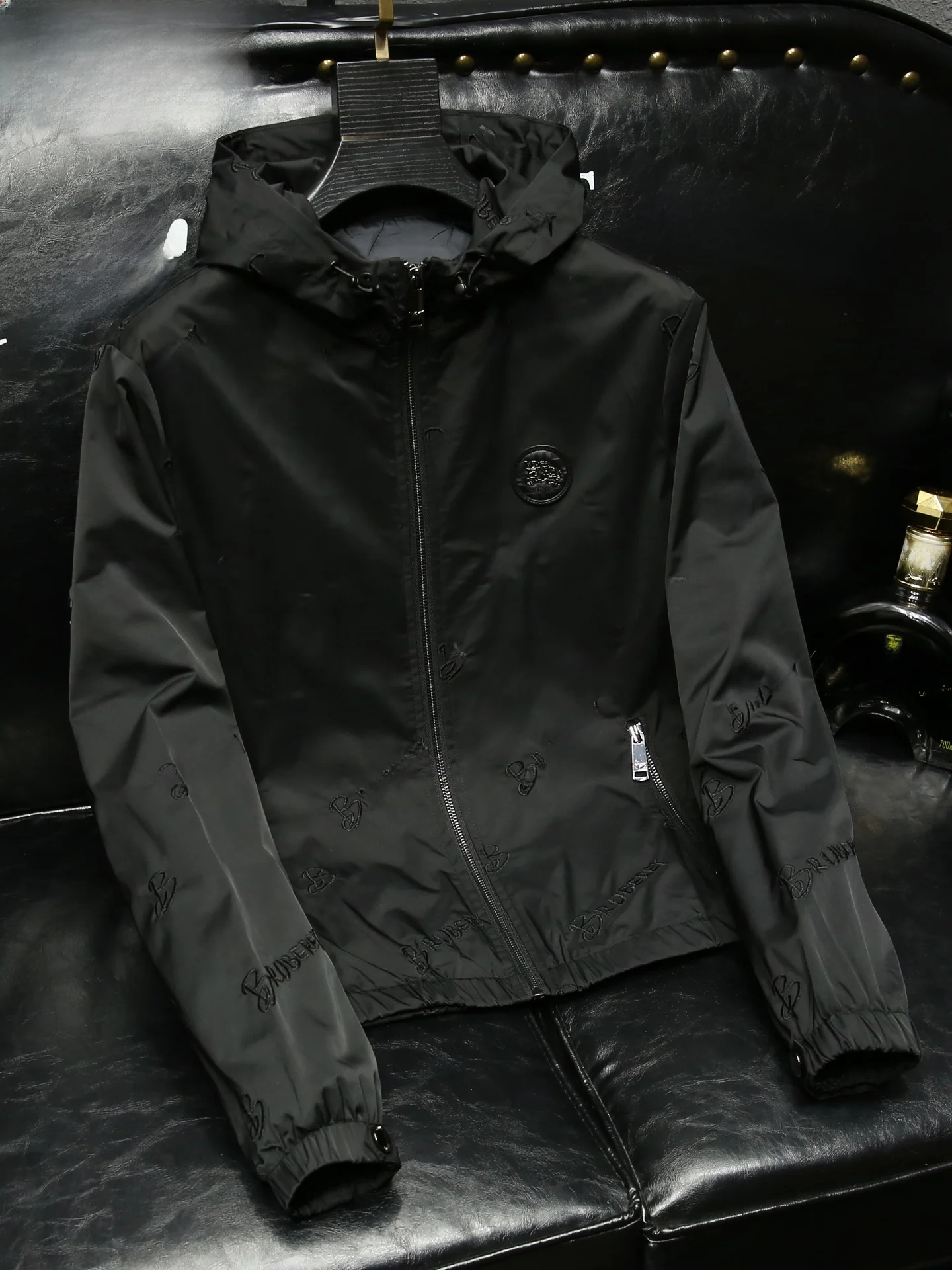 

Мужская повседневная приталенная куртка Ele с вышивкой, модная, весенне-осенняя, новая, дышащая, из полиэстера, нейлона и композитного волокна