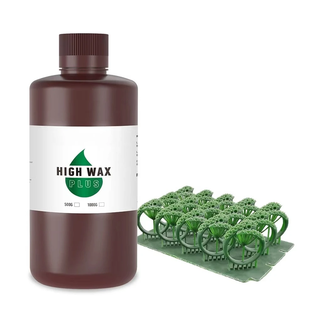 1KG High Wax Castable Jewelry Resin WIC PIC Series, Lost Wax Resin for SLA DLP 3D Printer Bottle