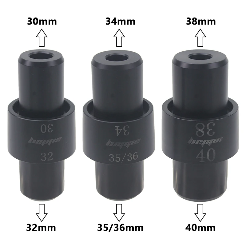 HEPPE Bike Front Fork Dust Seal Installation Tool for 32/34/35/36/38/40mm Fork Pipe Bike Fork Seal Installation Tool Dual Head