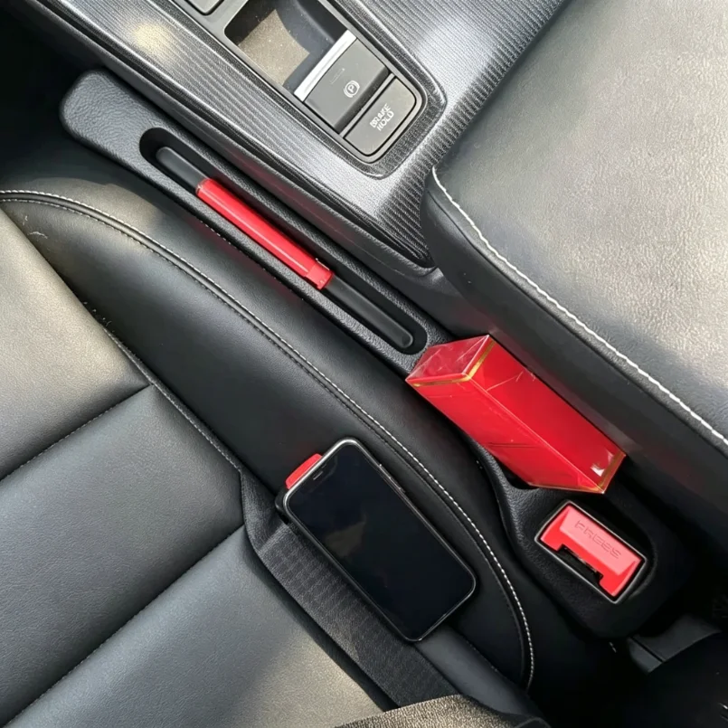 2Pcs Car Seat Gap Filler, Auto Seat Crevice Storage Box Bag Between Seats Console Organizer, Car Interior Decoration Accessories