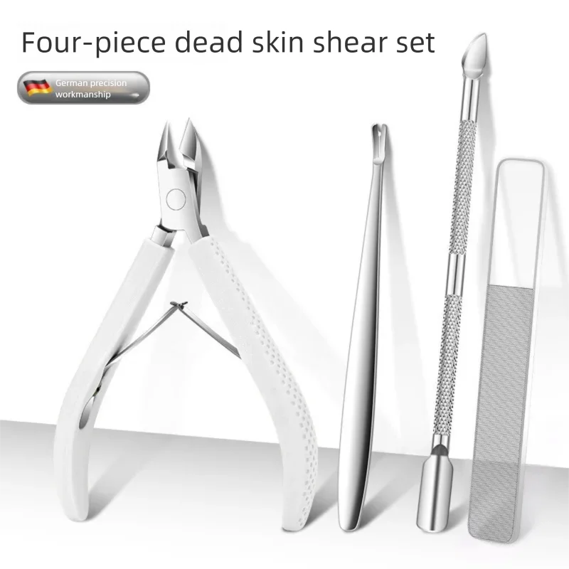 4 teile/satz Silikon Abgestorbene Haut Schere Nagel Barb Schere Nagel Salon Spezielle Werkzeuge Nagel Nut Zange Maniküre Abgestorbene Haut Schere