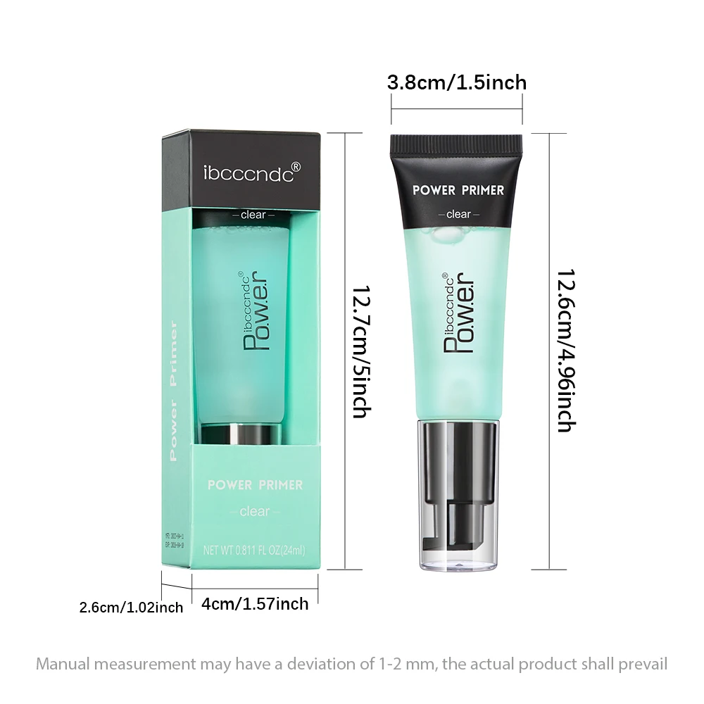 파워 그립 프라이머 젤 브라이트닝 히알루론산 하이드레이팅 모이스춰라이징 오래 지속되는 웨어 페이스 브라이트 컨투어 내추럴 메이크업