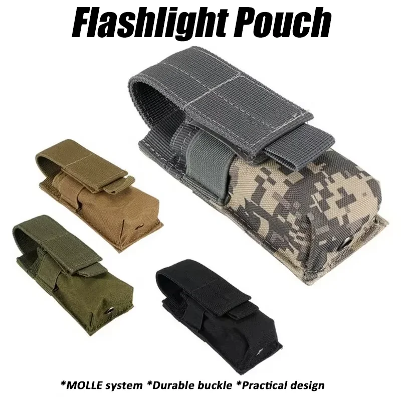 في الهواء الطلق 360 درجة تدوير مول مصباح يدوي الحقيبة الشعلة حامل في الهواء الطلق الصيد الإضاءة ملحق بقاء أطقم الخصر حقيبة #1