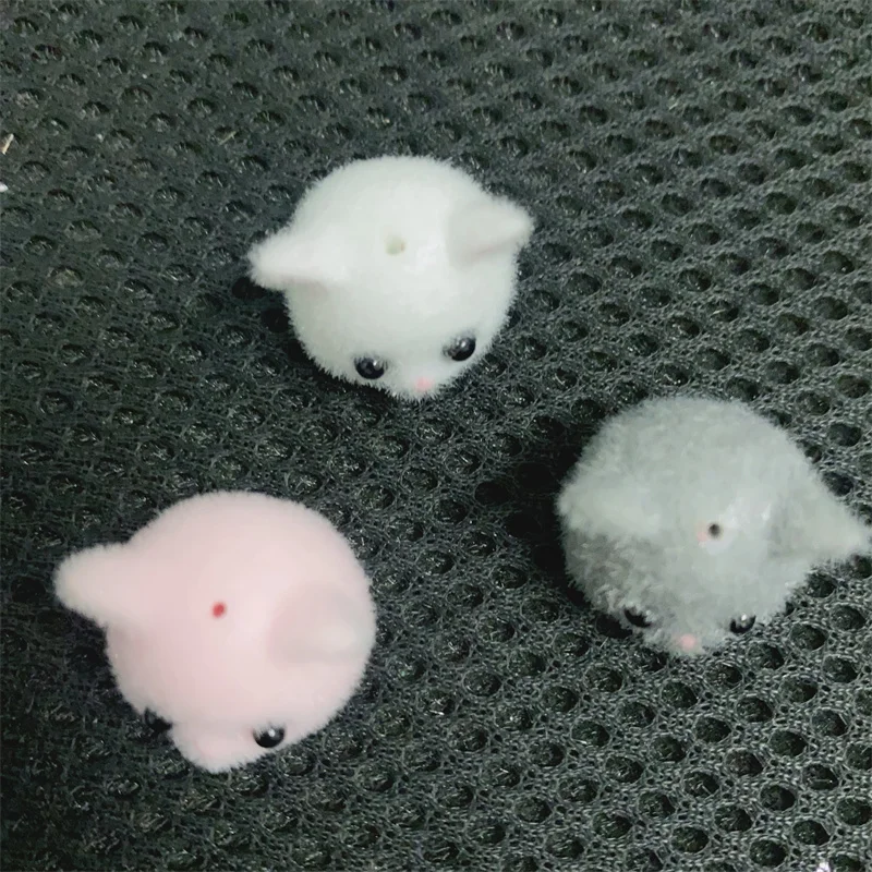 Wholesale 30pcs/lot color cartoon animals cats heads shape resin beads diy jewelry garment/keychain accessory