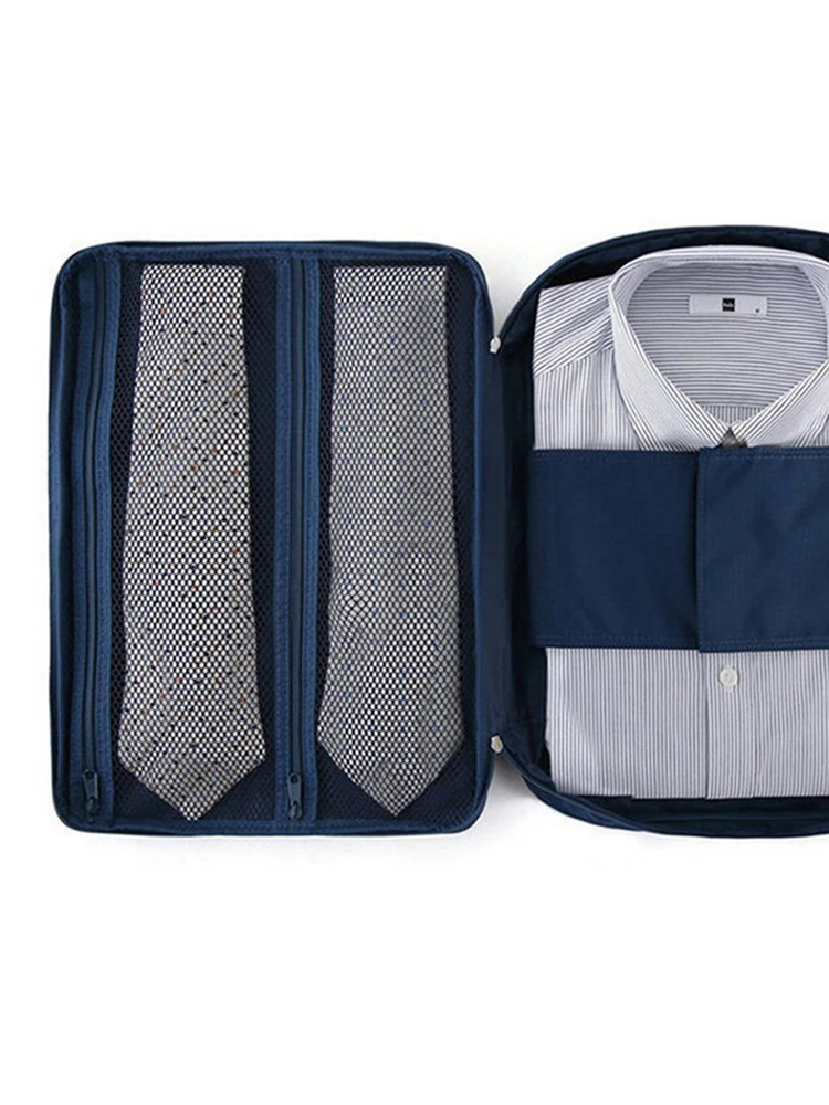 Outdoor-Hemdtasche, Business-Krawattenbeutel, Multifunktionale Aufbewahrungstasche für Geschäftsreisen, Kleidungs-Organizer-Handtasche – Detail 3