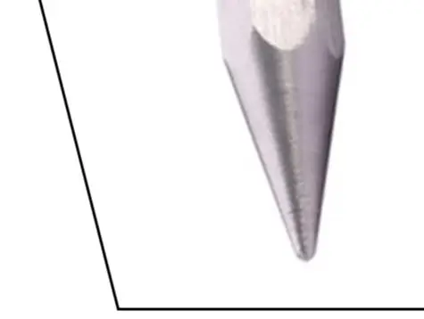 Carbon Fiber Measuring Rod Tip 5/8 Thread Pointed End For Surveying Rangefinder Centering Tool Construction Engineering