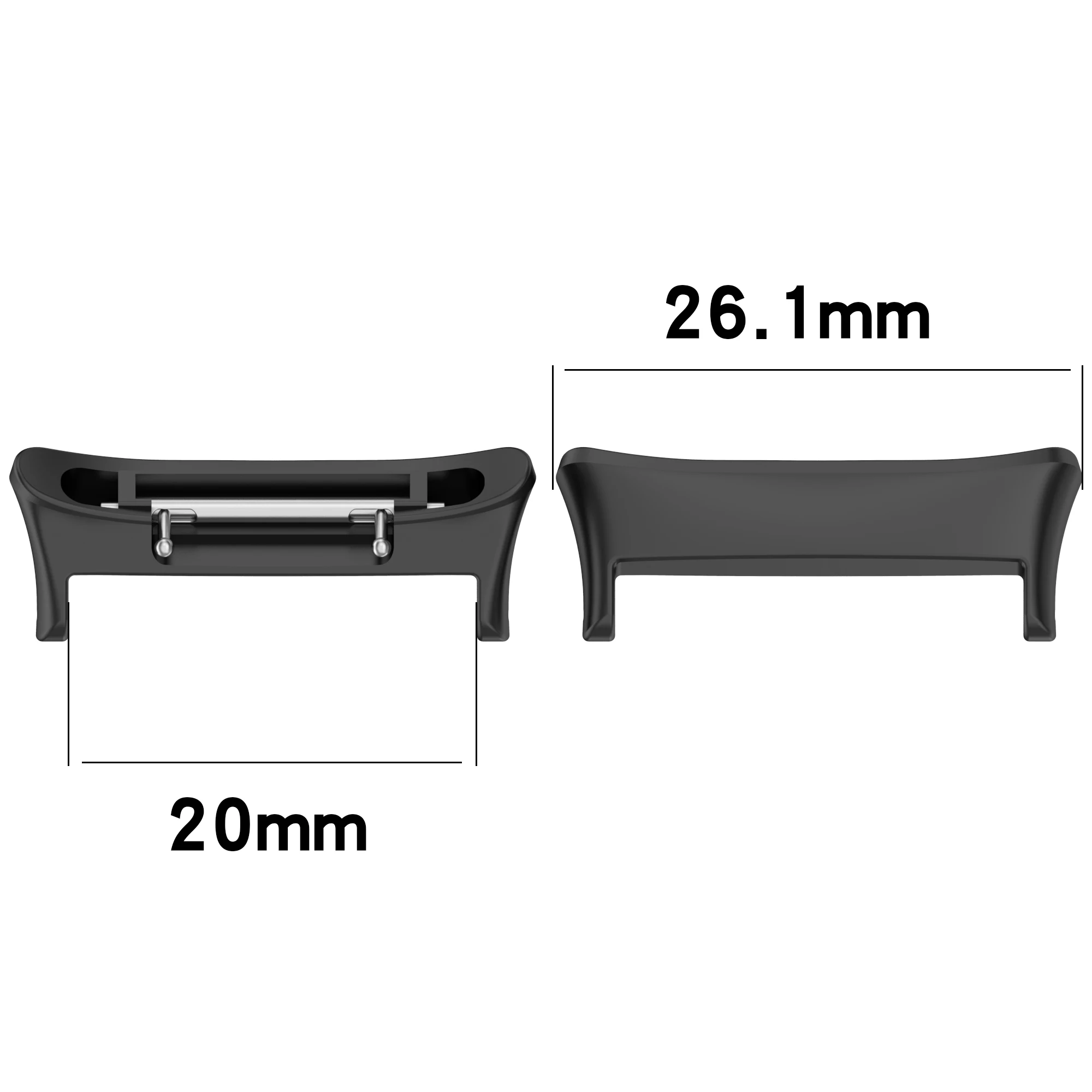 Per Honor Watch connettore in metallo a 4 cinturini connettore in acciaio inossidabile da 20mm perni di riparazione per cinturini per orologi Smartwatch